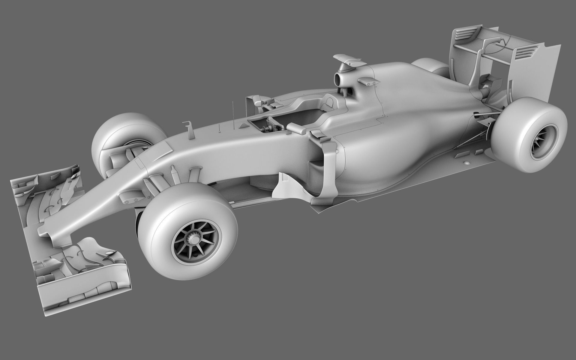 F1 RB11 Season 2015 Formula 3D model_2