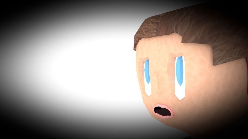 Textured And Rigged Low Poly Kid Low-poly 3D model_4