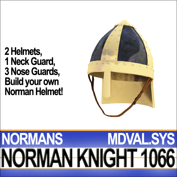 Medieval Knight Props Norman Breton 1066 Poser Daz 3D model_14