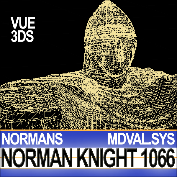 Medieval Knight Props Norman Breton 1066 Poser Daz 3D model_31