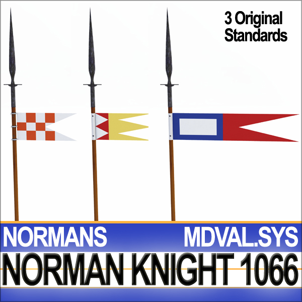 Medieval Knight Props Norman Breton 1066 Poser Daz 3D model_22