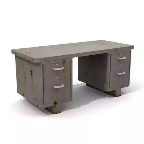 Old Rusty Office Desk