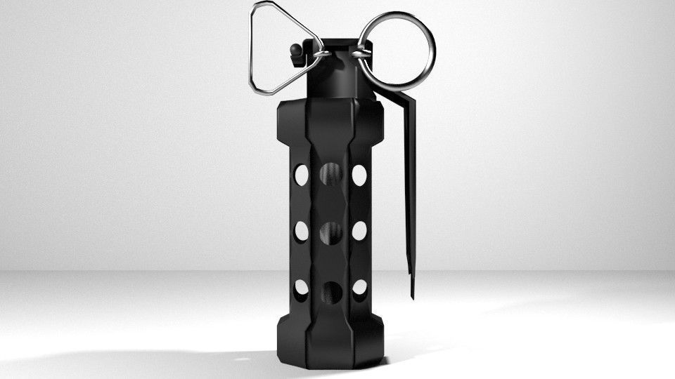 Hand Grenade Stun 3D model_1