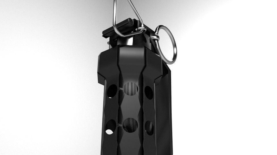 Hand Grenade Stun 3D model_3