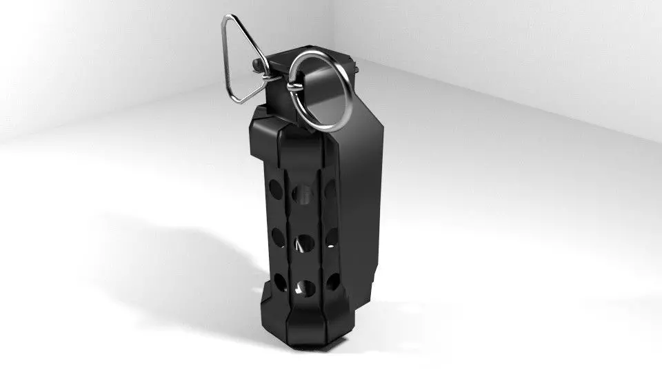 Hand Grenade Stun 3D model_0