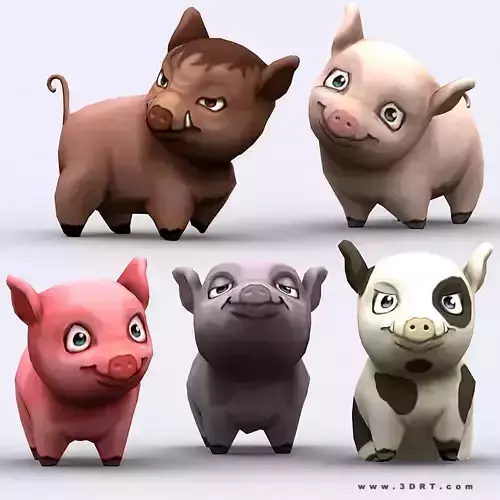 3DRT - Chibii Pig