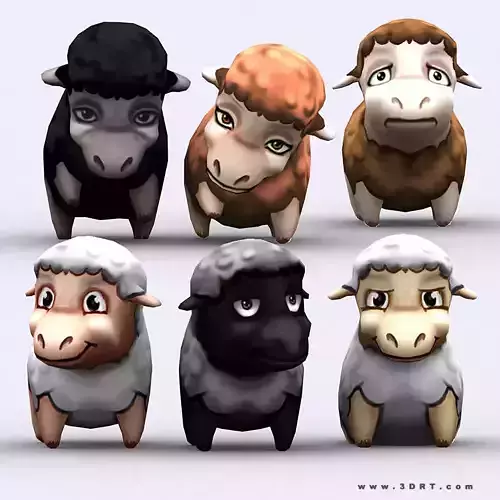 3DRT - Chibii Sheep 