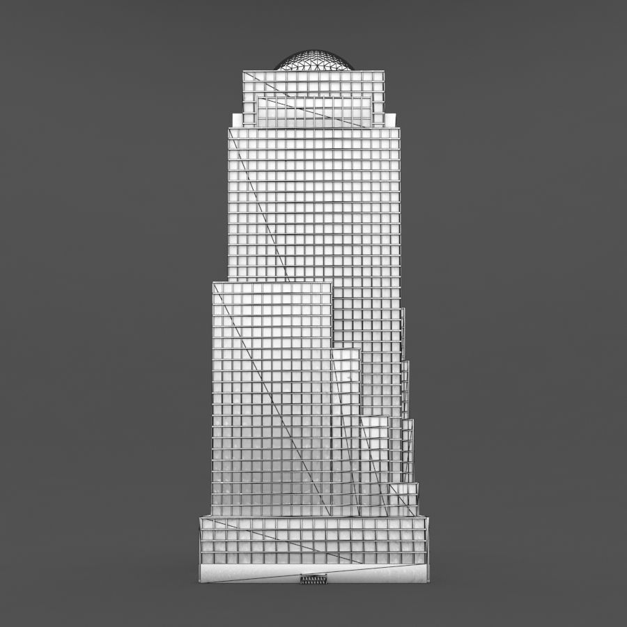 Two World Trade Center Building 3D model_7