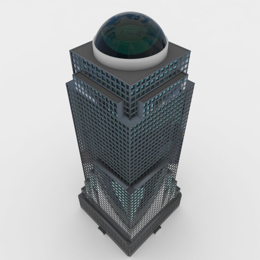 Two World Trade Center Building 3D model_2