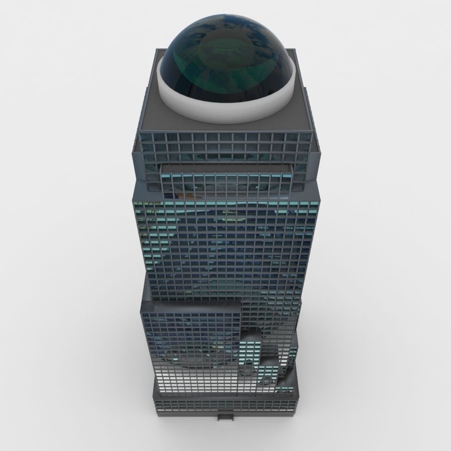 Two World Trade Center Building 3D model_1
