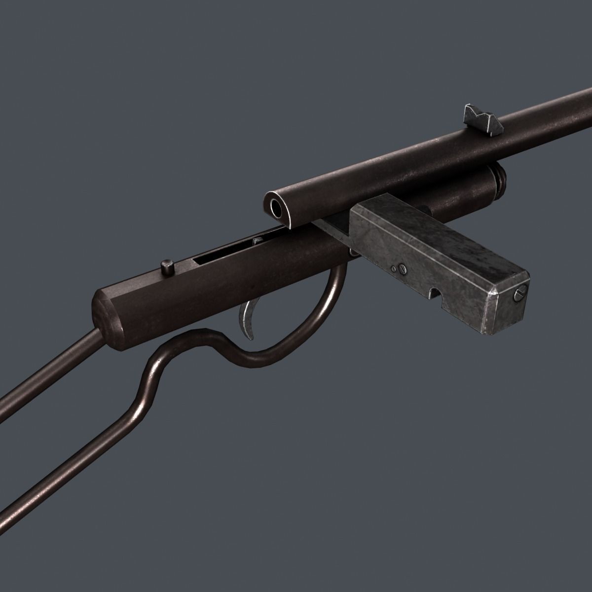 3D model Quackenbush Bicycle Pump Rifle VR / AR / low-poly | CGTrader