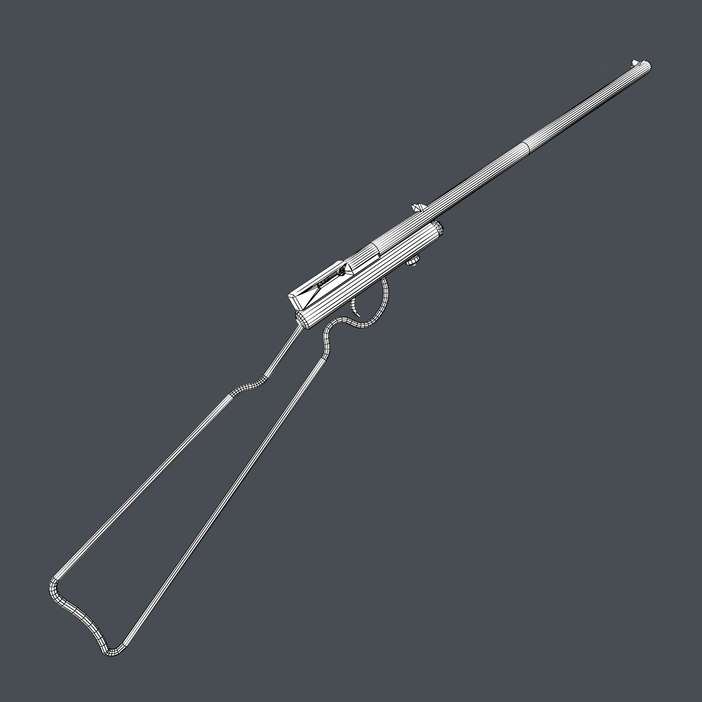 3D model Quackenbush Bicycle Pump Rifle VR / AR / low-poly | CGTrader