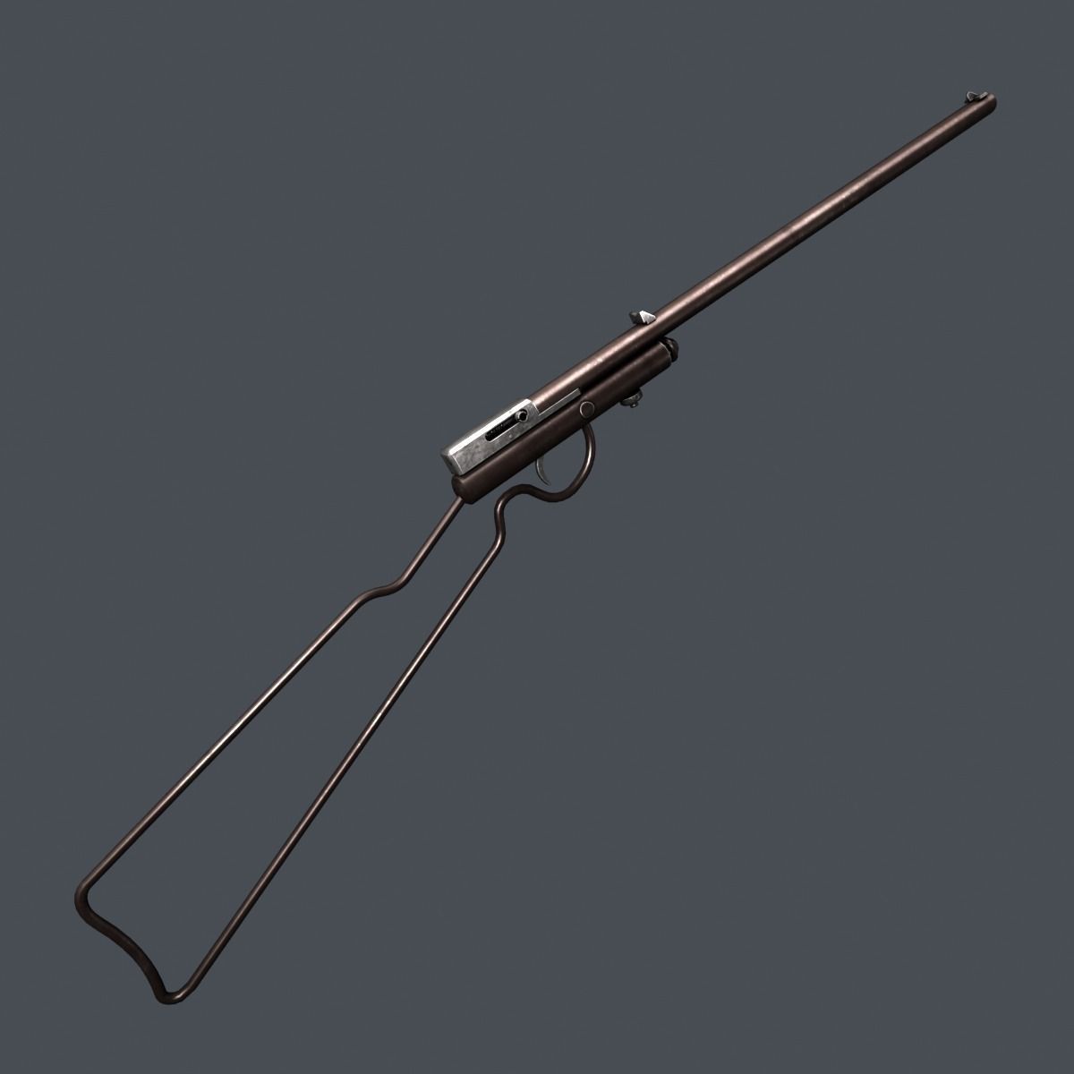 3D model Quackenbush Bicycle Pump Rifle VR / AR / low-poly | CGTrader