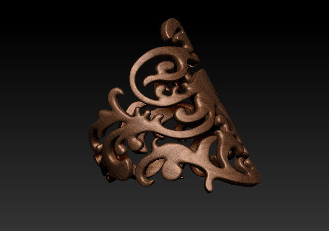 Fairy Ring 3D print model_3