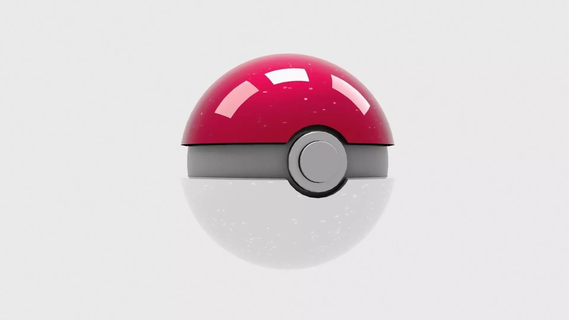 pokeon pokemon ball 3D model_0