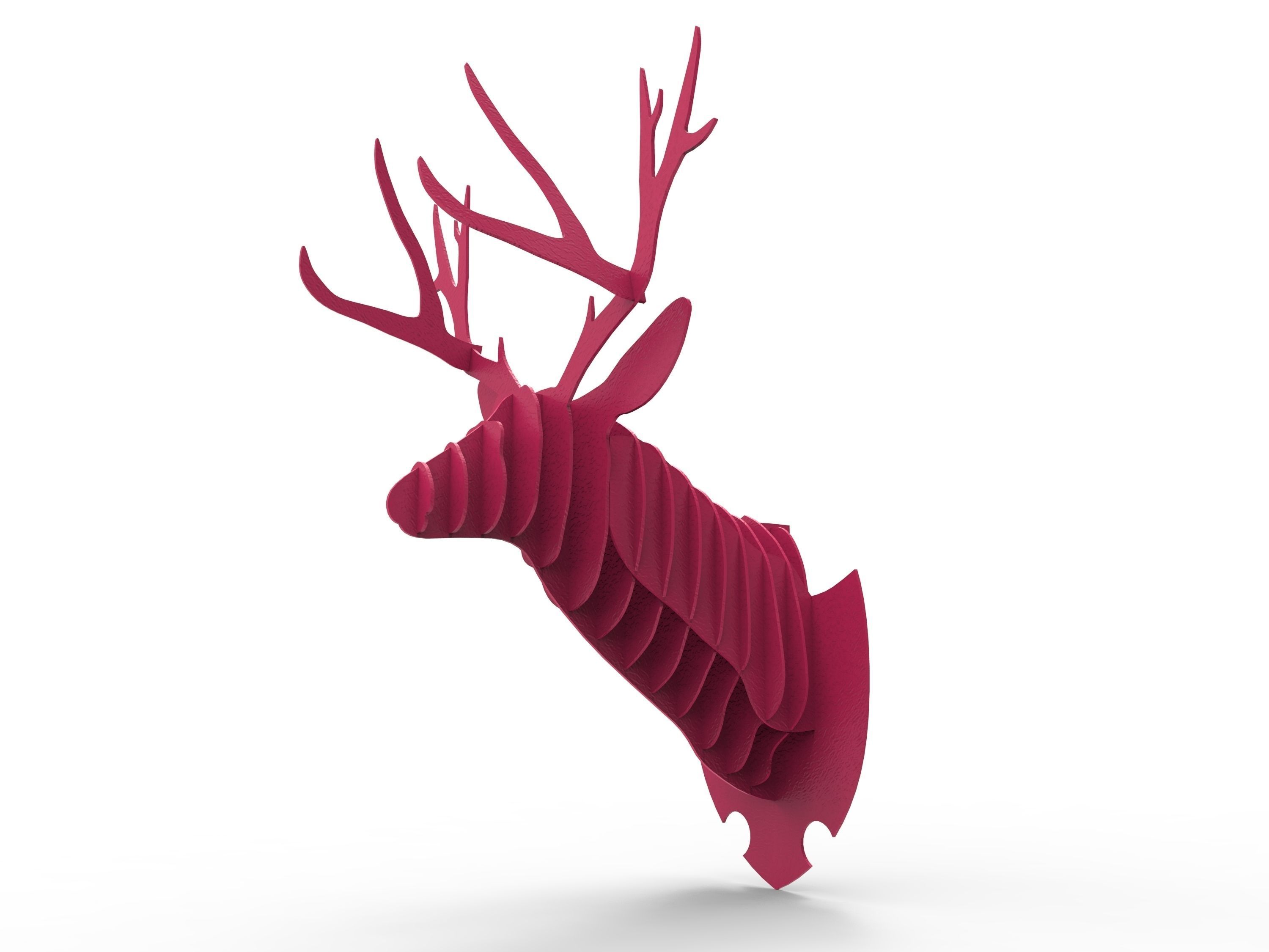 Deer Head Trofy - 3D Print 3D print model_1