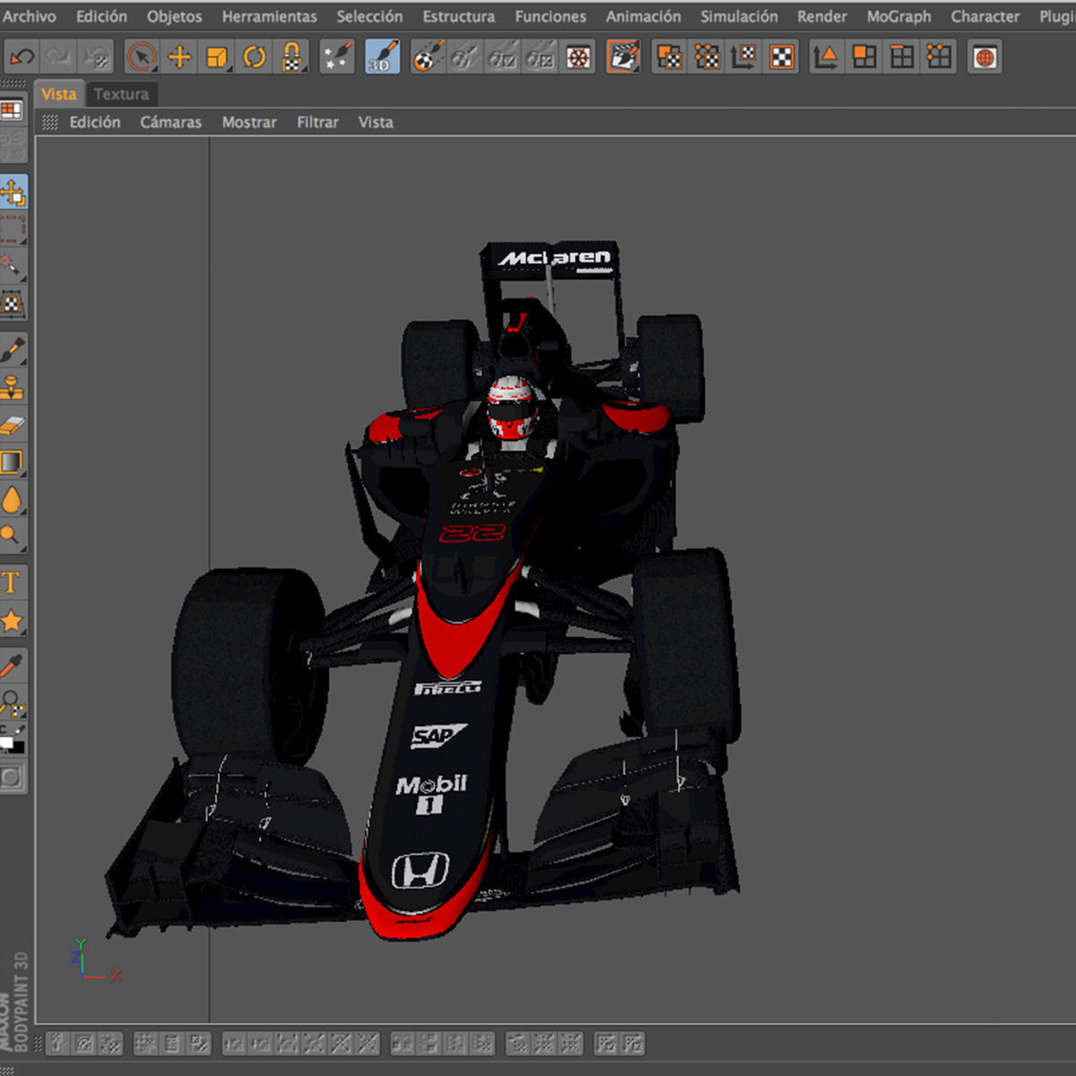 Mp4 30 Low-poly 3D model_17