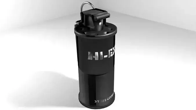 Hand Grenade Special Purpose 3D model
