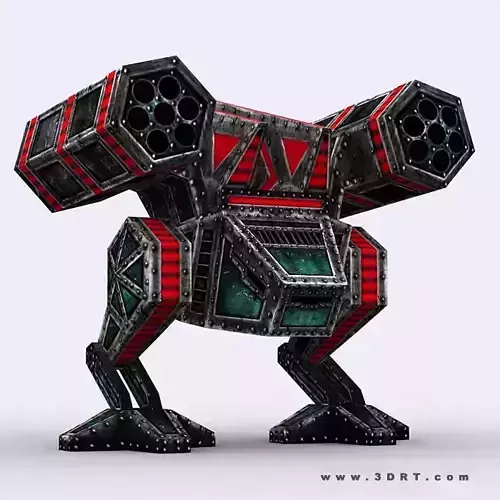 3DRT - Warbot Meachanoid Chicken 