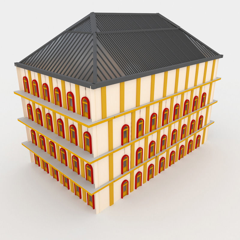 Bradbury Building 3D model_2