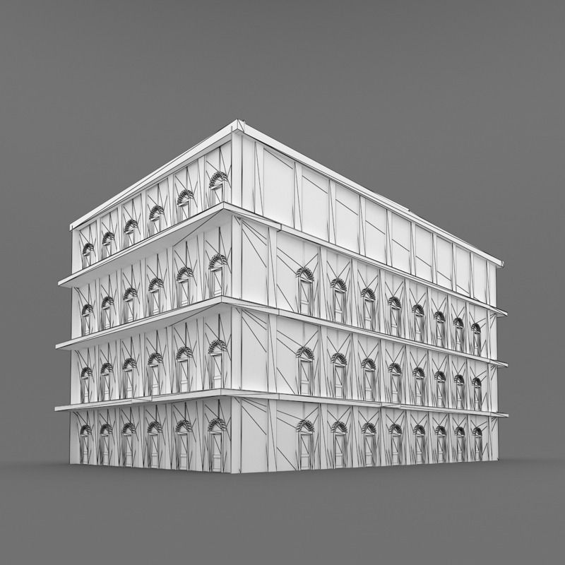 Bradbury Building 3D model_9