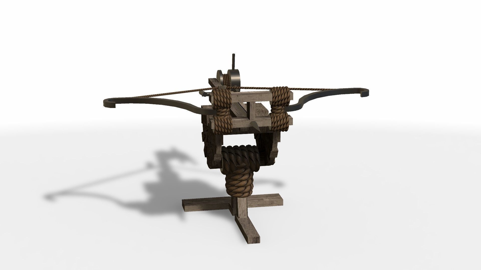 Ballista Low-poly 3D model_8