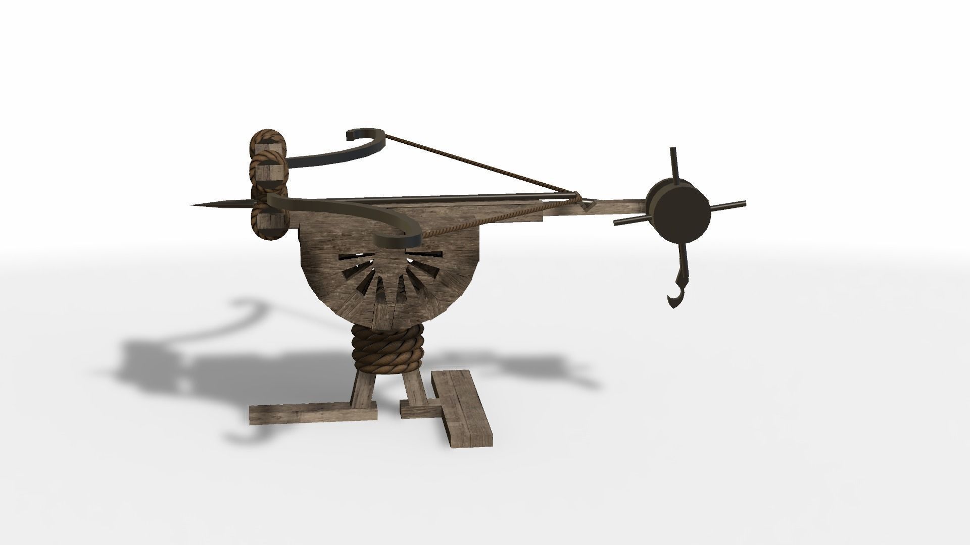Ballista Low-poly 3D model_16