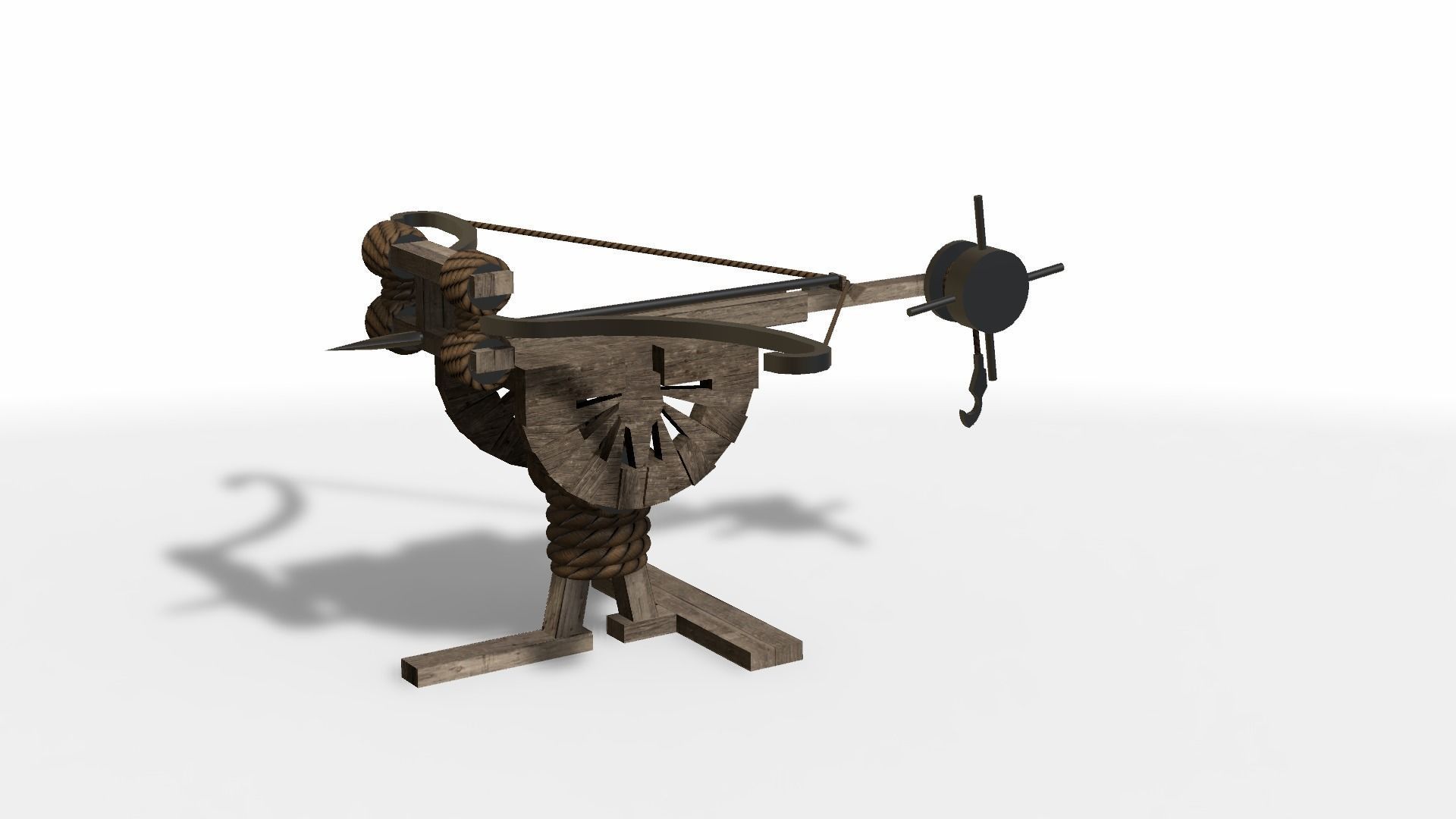Ballista Low-poly 3D model_14