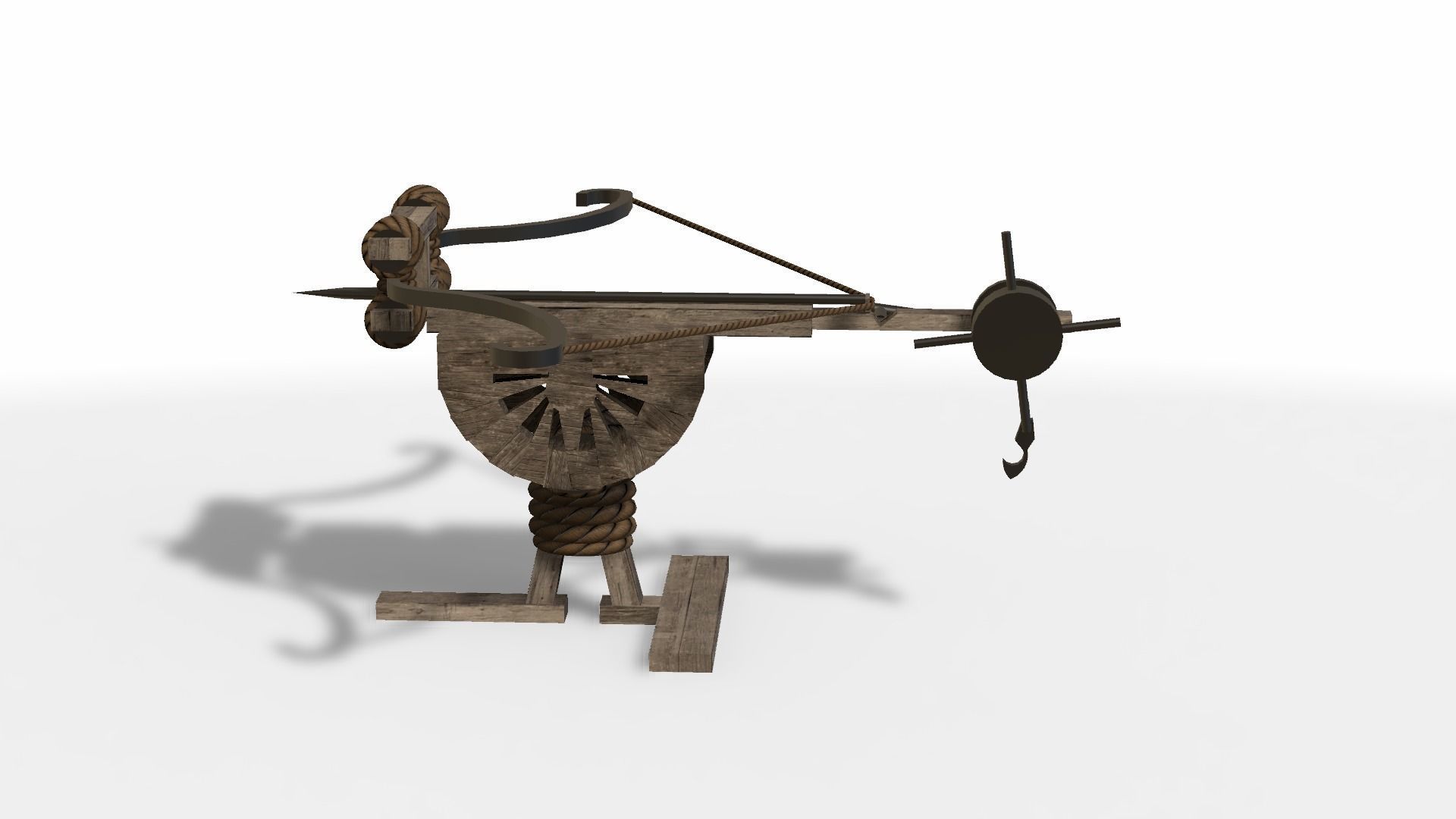 Ballista Low-poly 3D model_17