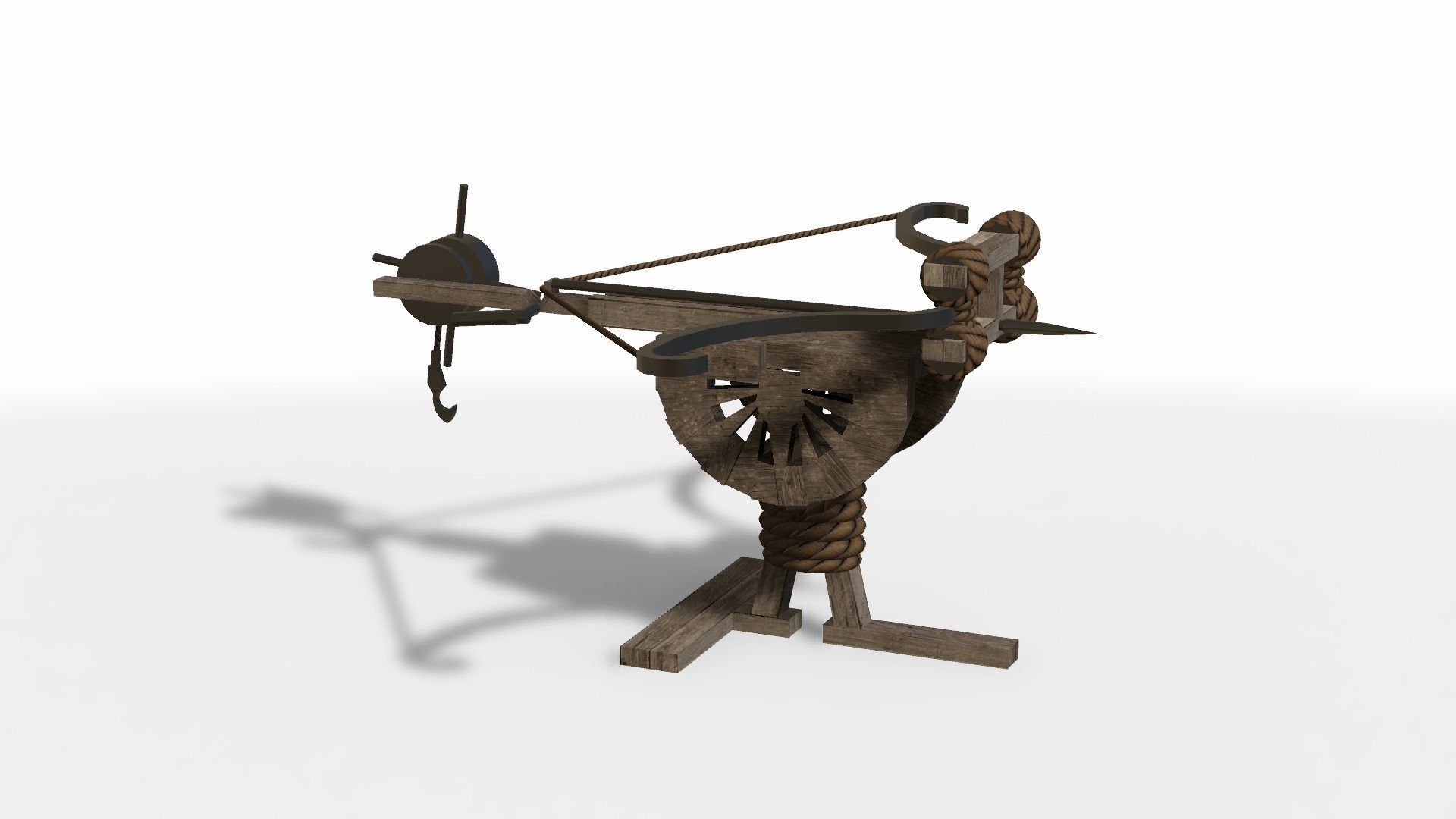 Ballista Low-poly 3D model_32