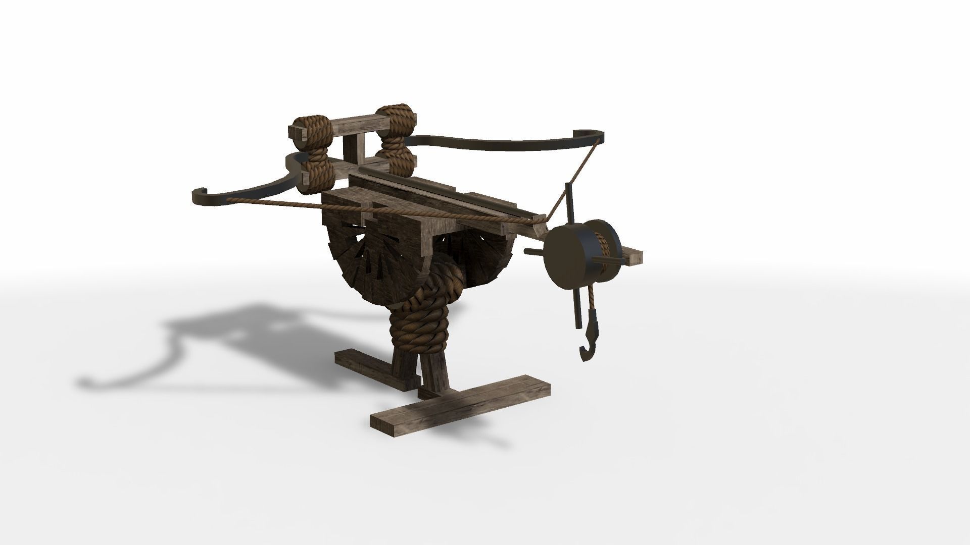 Ballista Low-poly 3D model_21