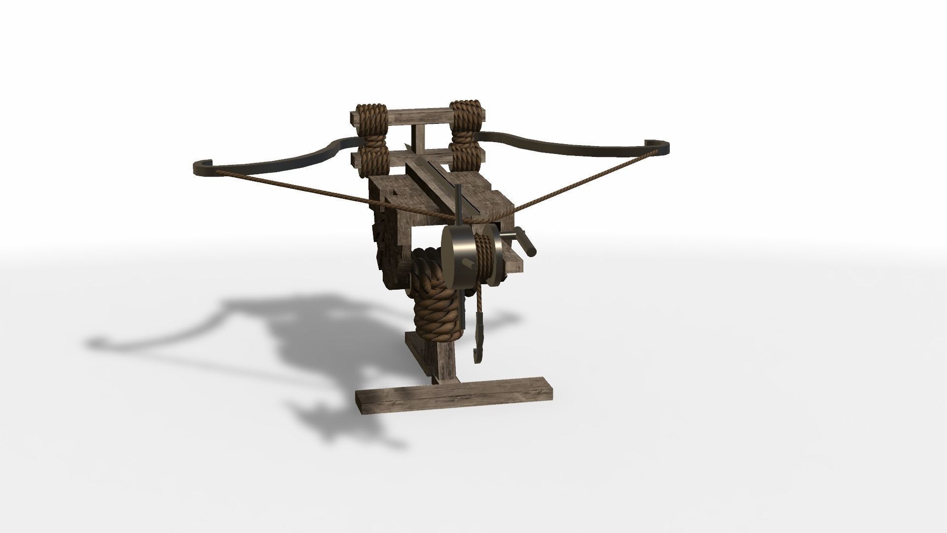 Ballista Low-poly 3D model_23