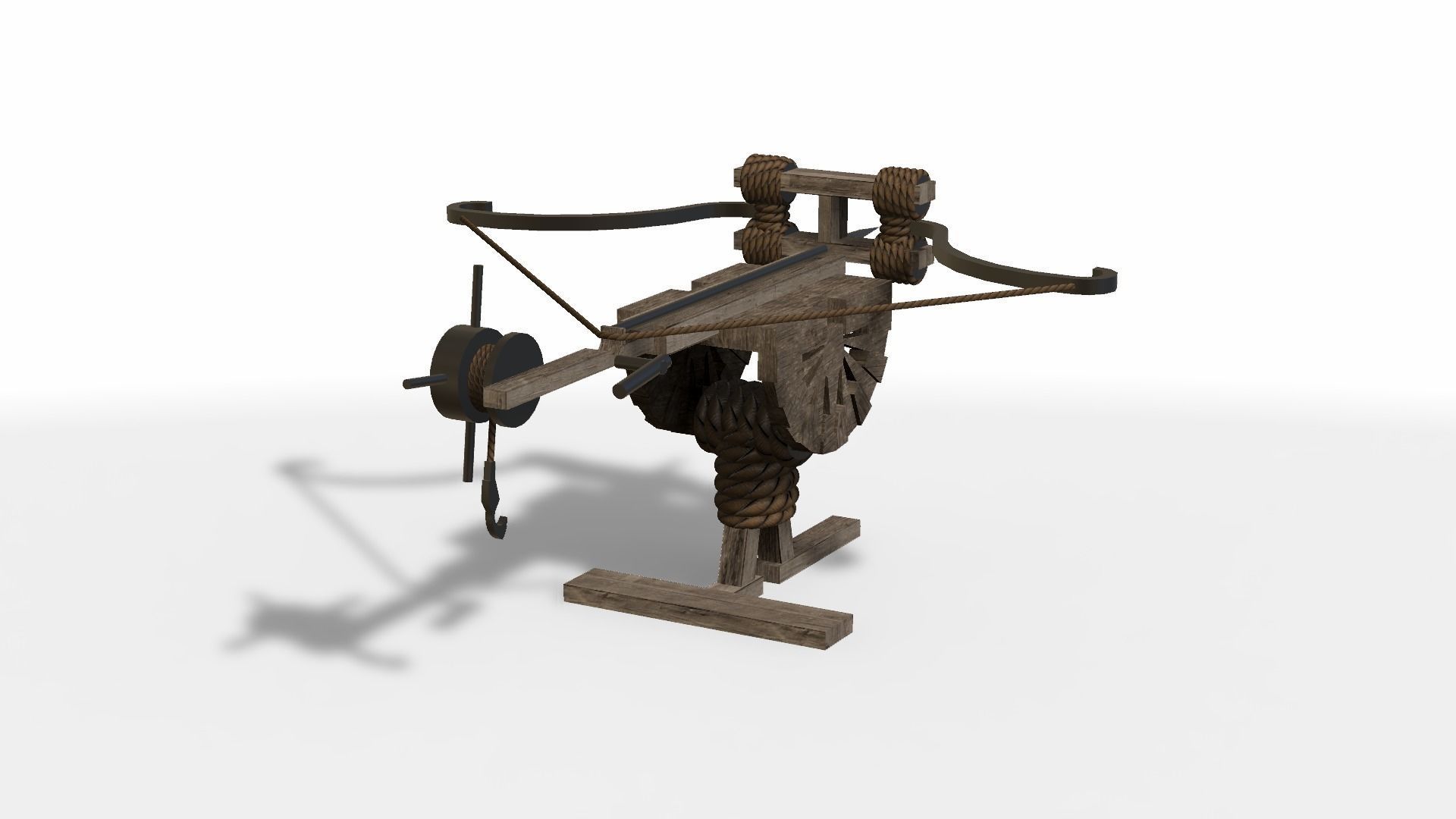 Ballista Low-poly 3D model_26