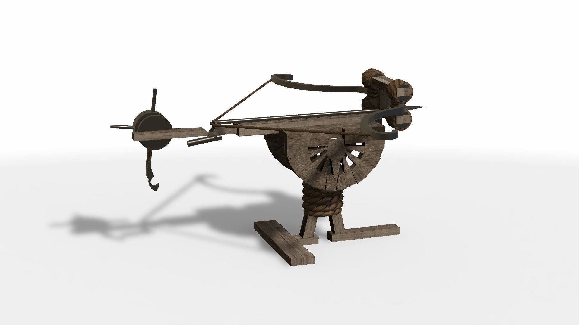 Ballista Low-poly 3D model_29