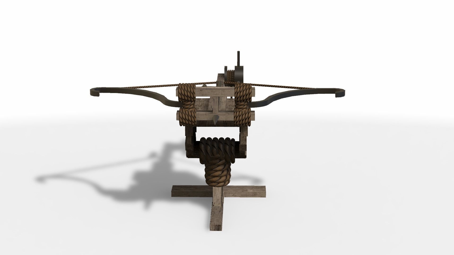 Ballista Low-poly 3D model_9