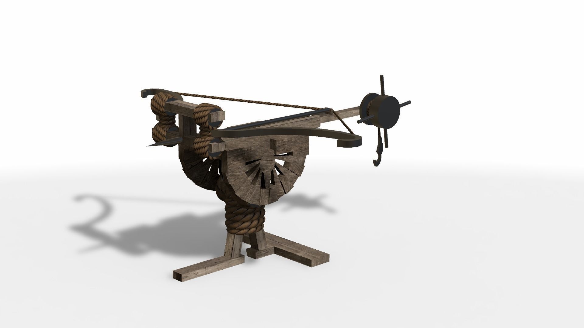 Ballista Low-poly 3D model_13