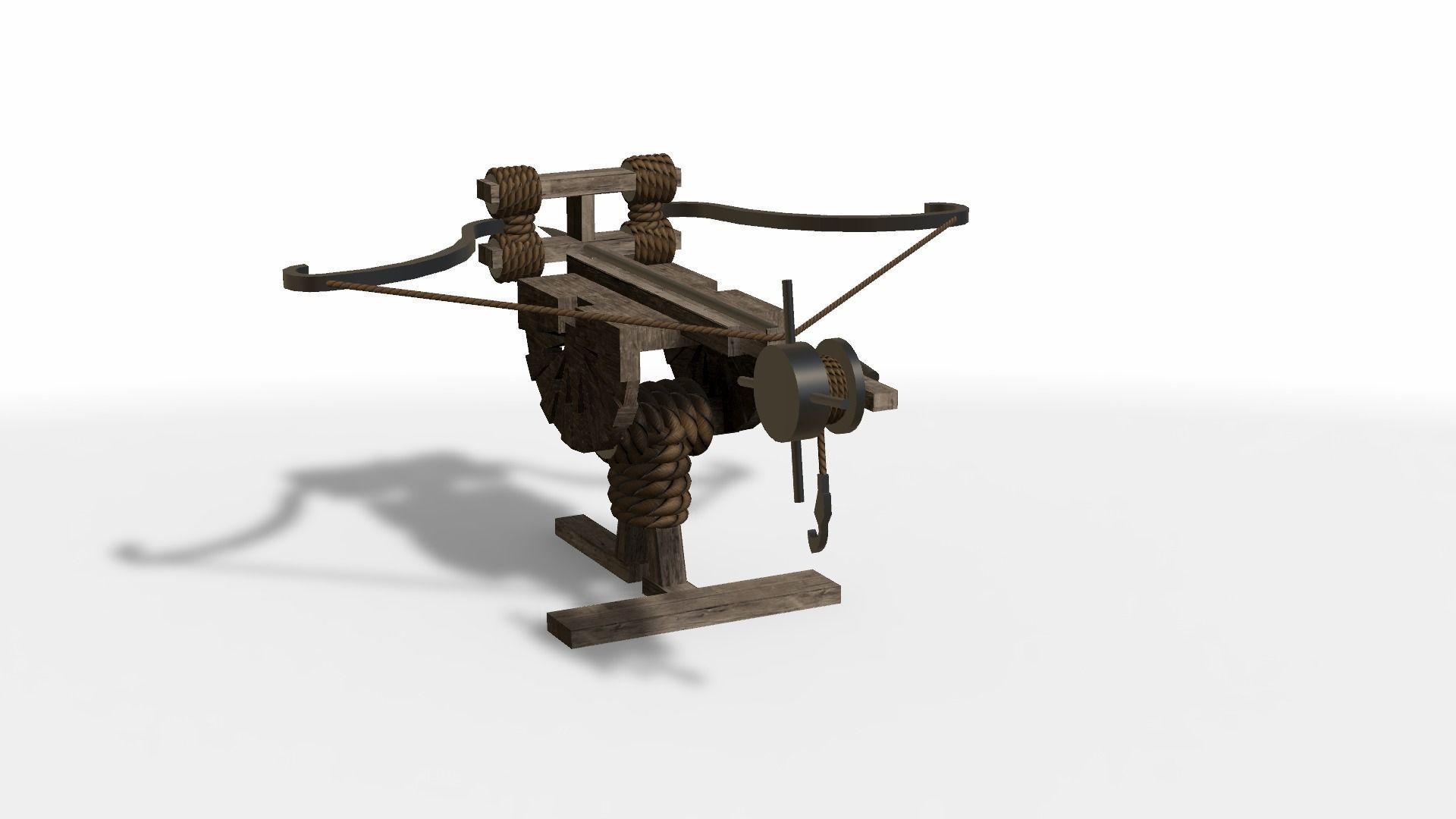 Ballista Low-poly 3D model_22