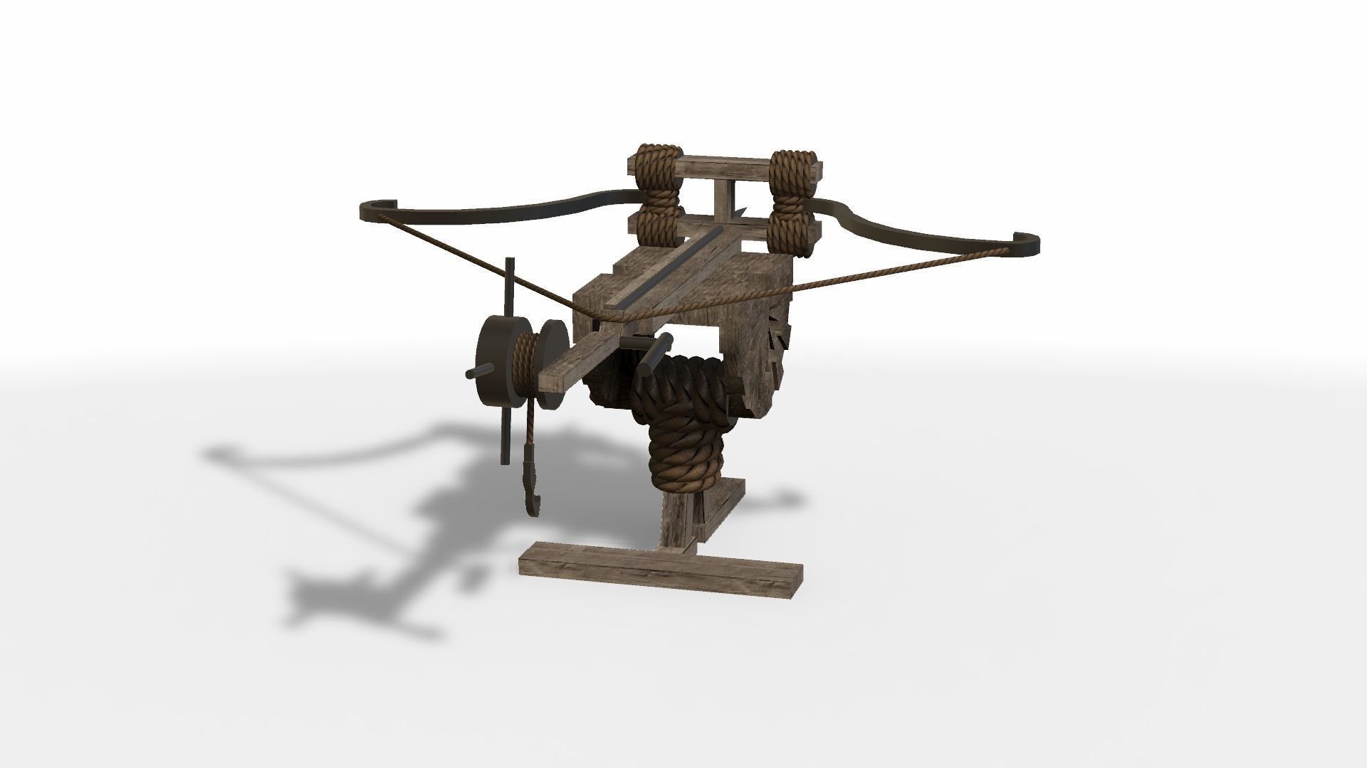 Ballista Low-poly 3D model_25