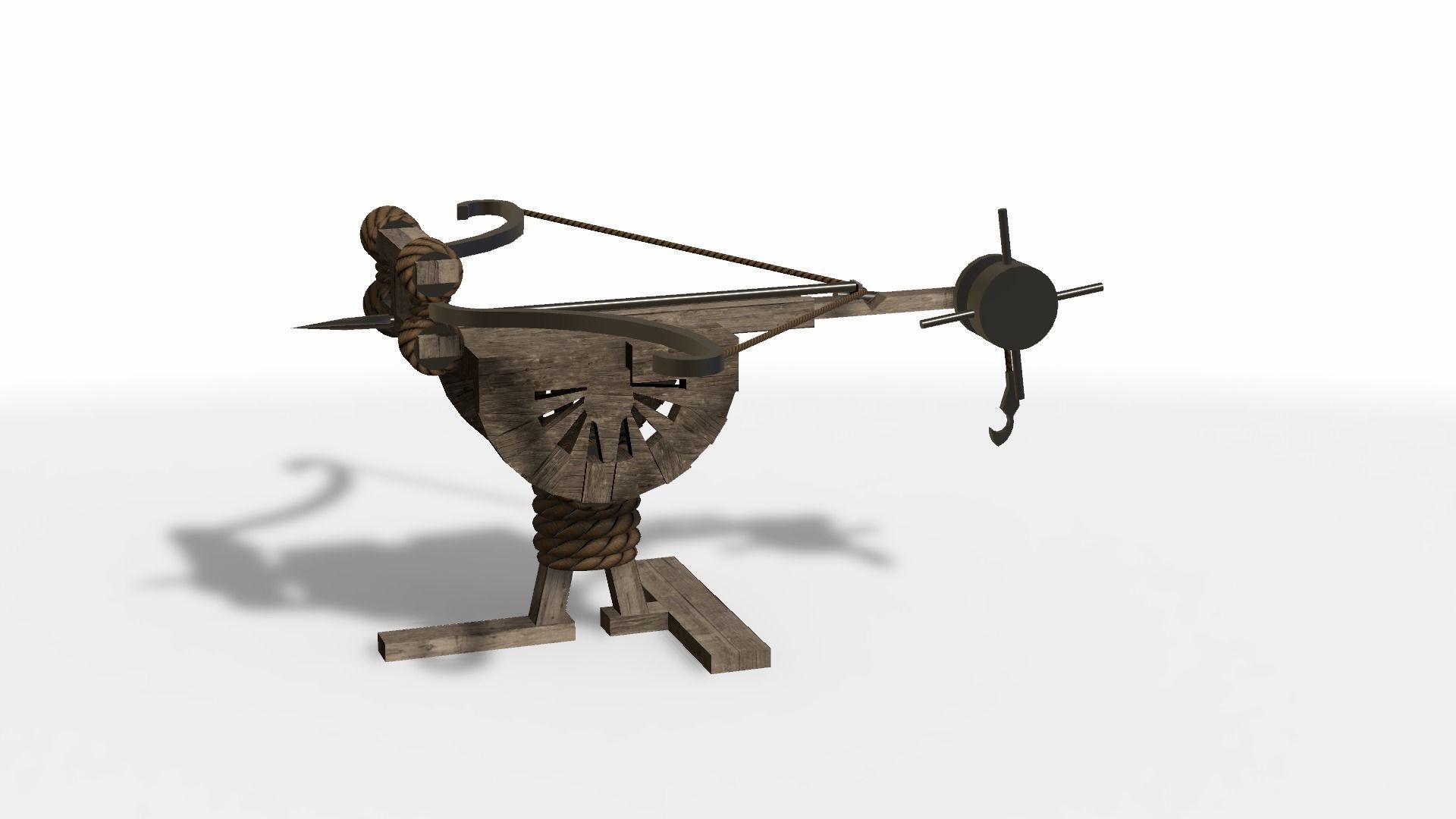 Ballista Low-poly 3D model_15