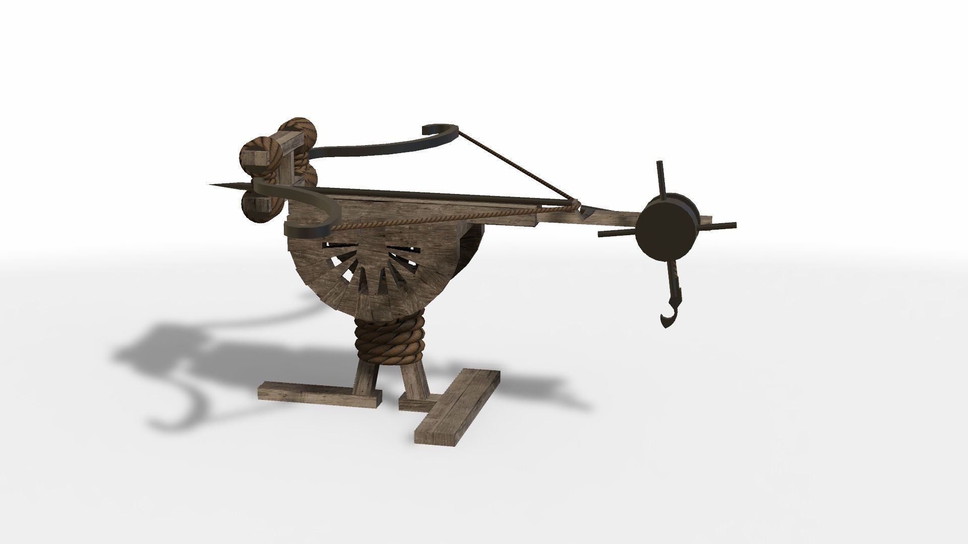 Ballista Low-poly 3D model_18