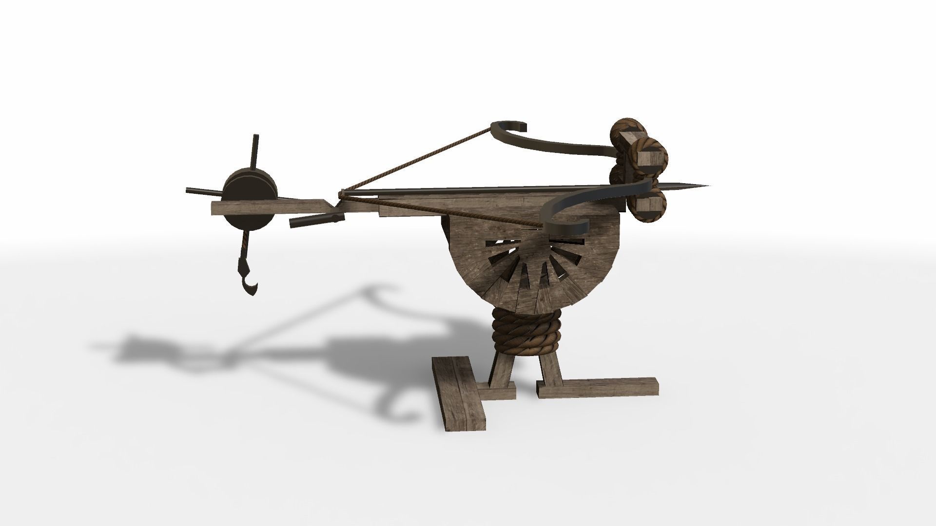 Ballista Low-poly 3D model_30