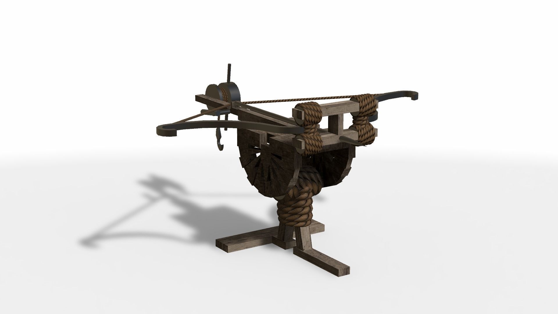 Ballista Low-poly 3D model_6
