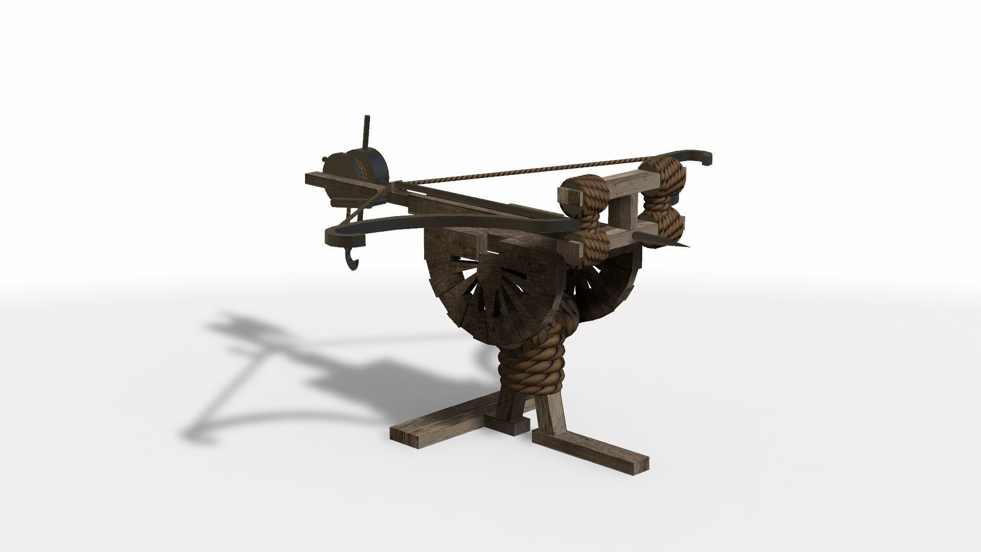 Ballista Low-poly 3D model_34