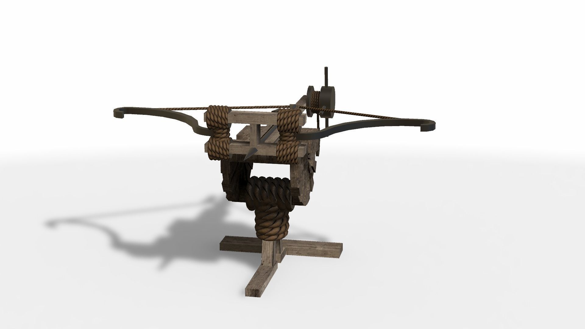 Ballista Low-poly 3D model_10