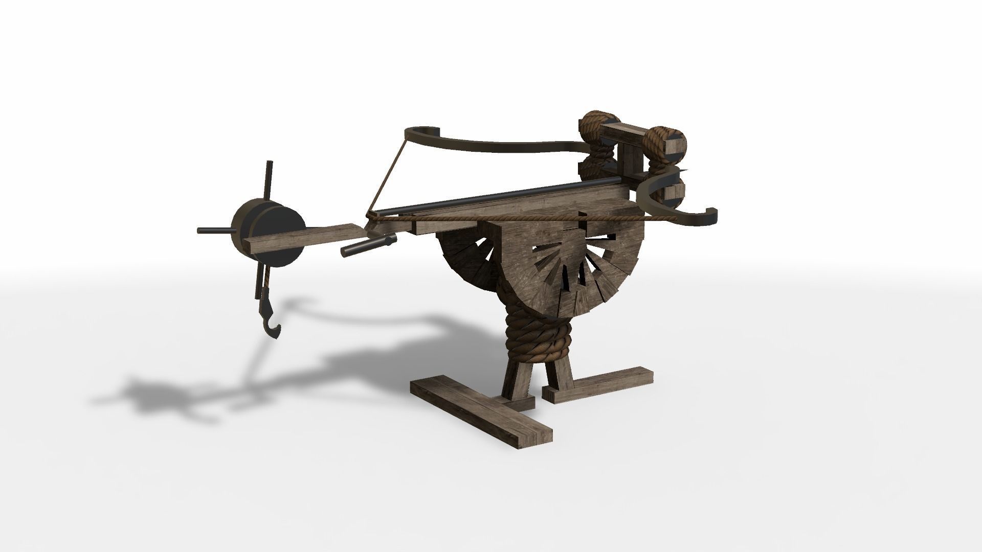 Ballista Low-poly 3D model_28
