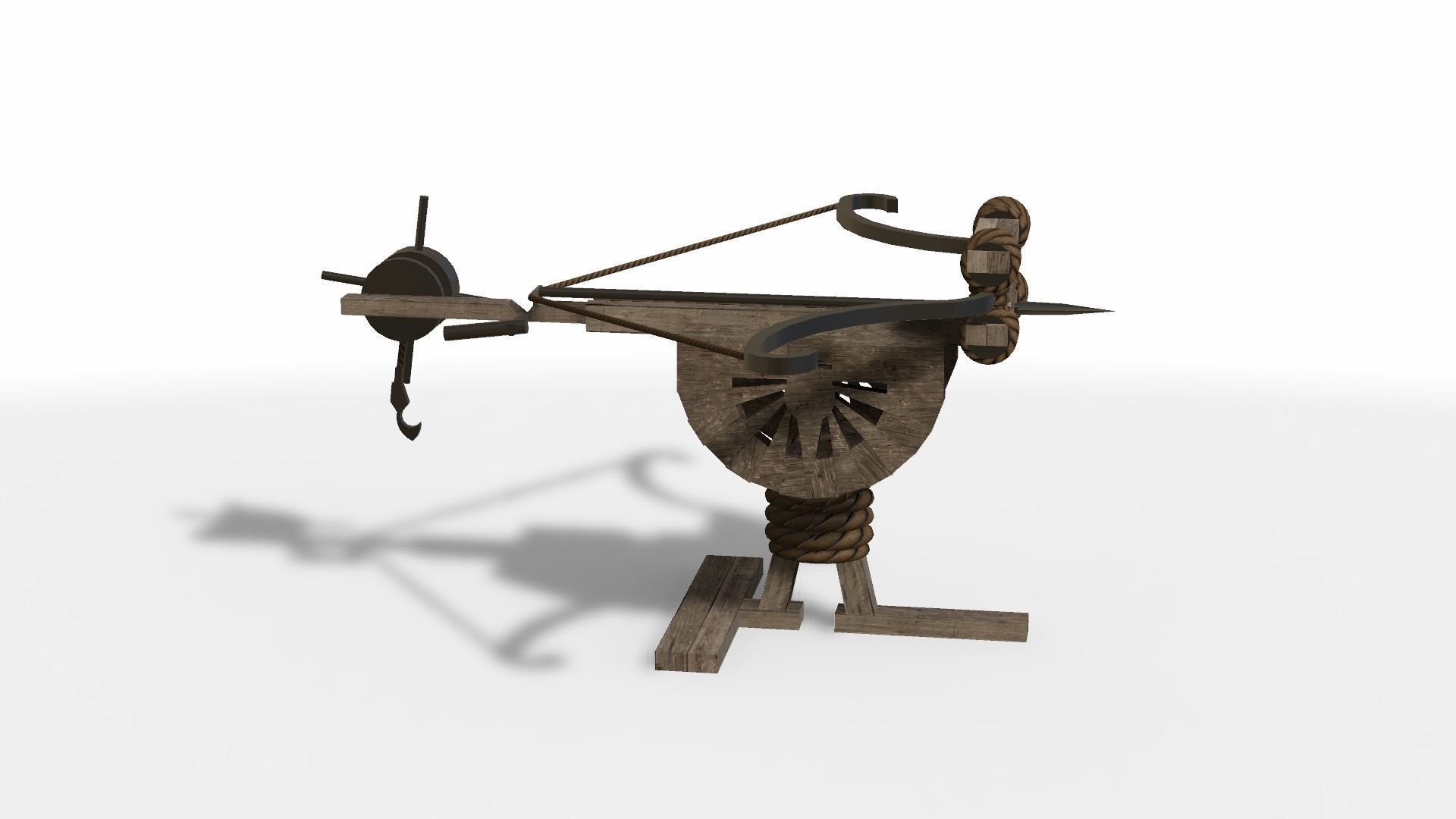 Ballista Low-poly 3D model_31