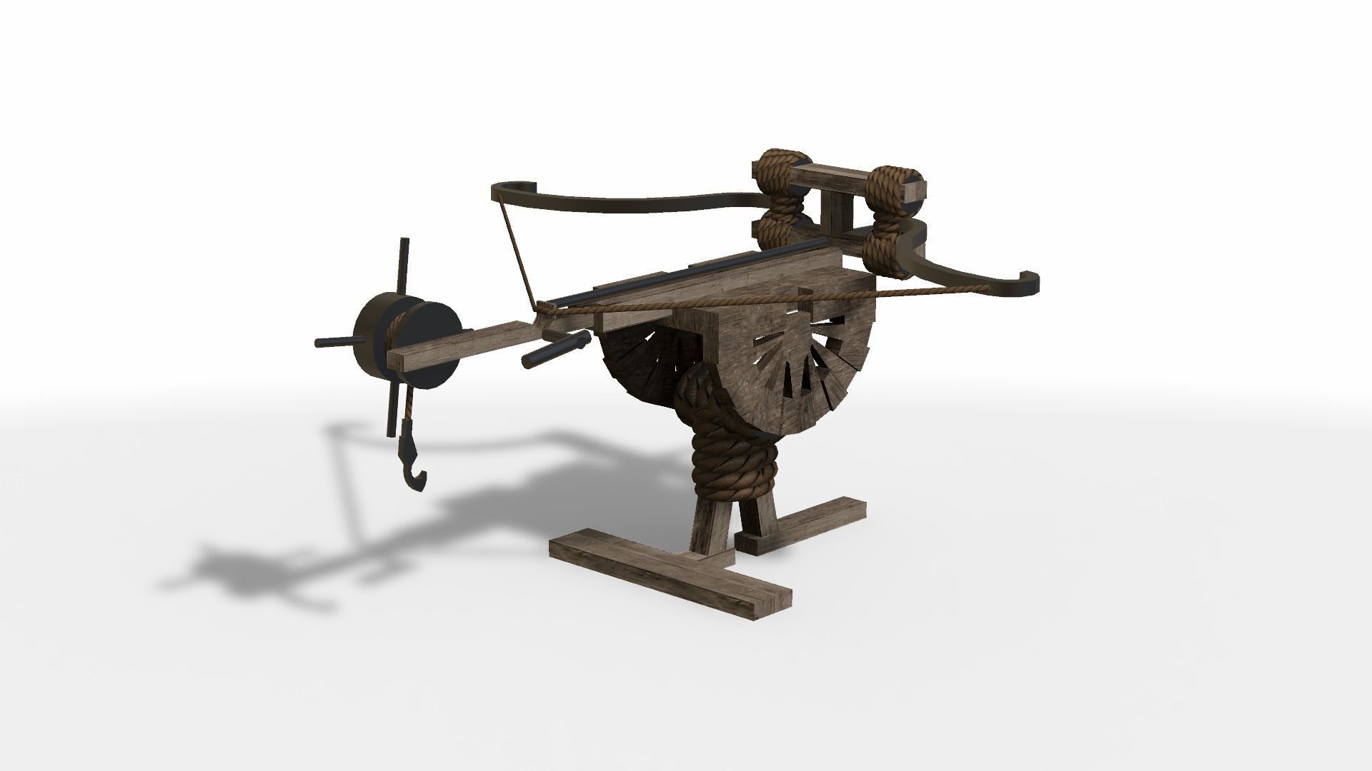 Ballista Low-poly 3D model_27