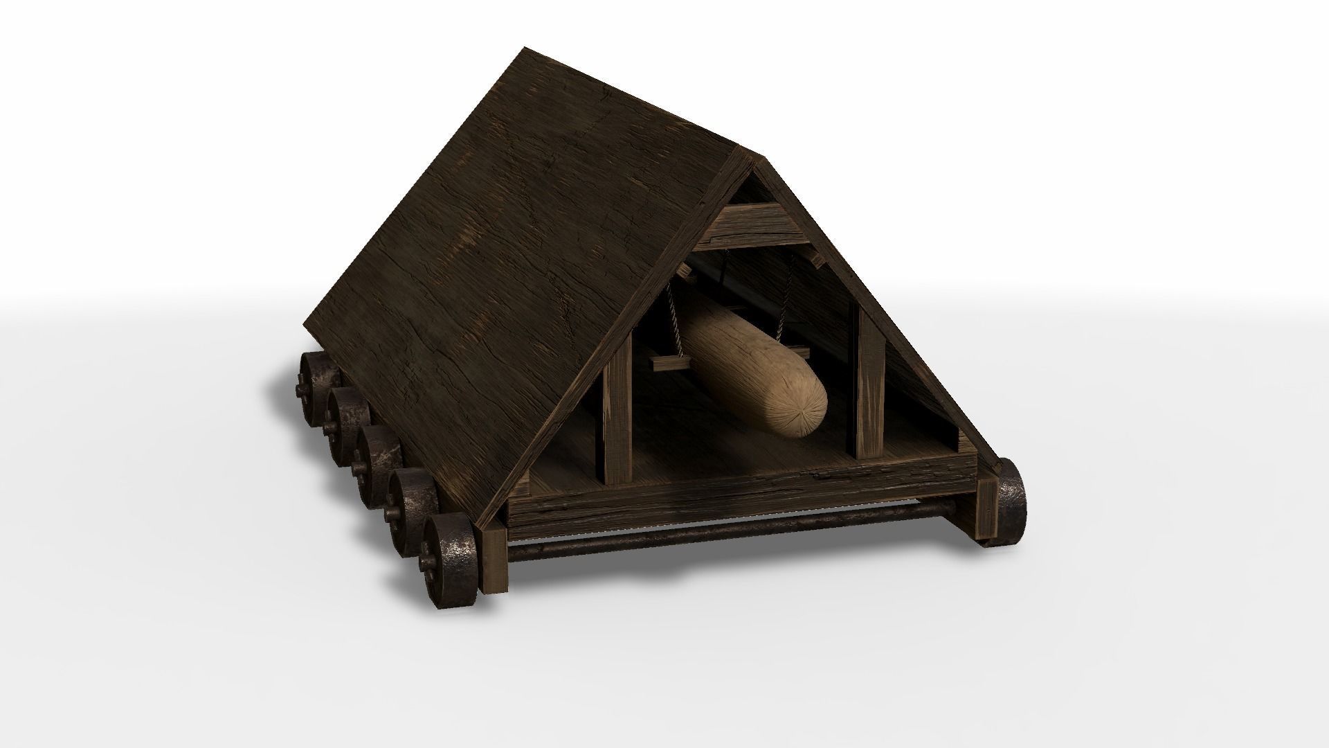 Battering Ram Low-poly 3D model_22