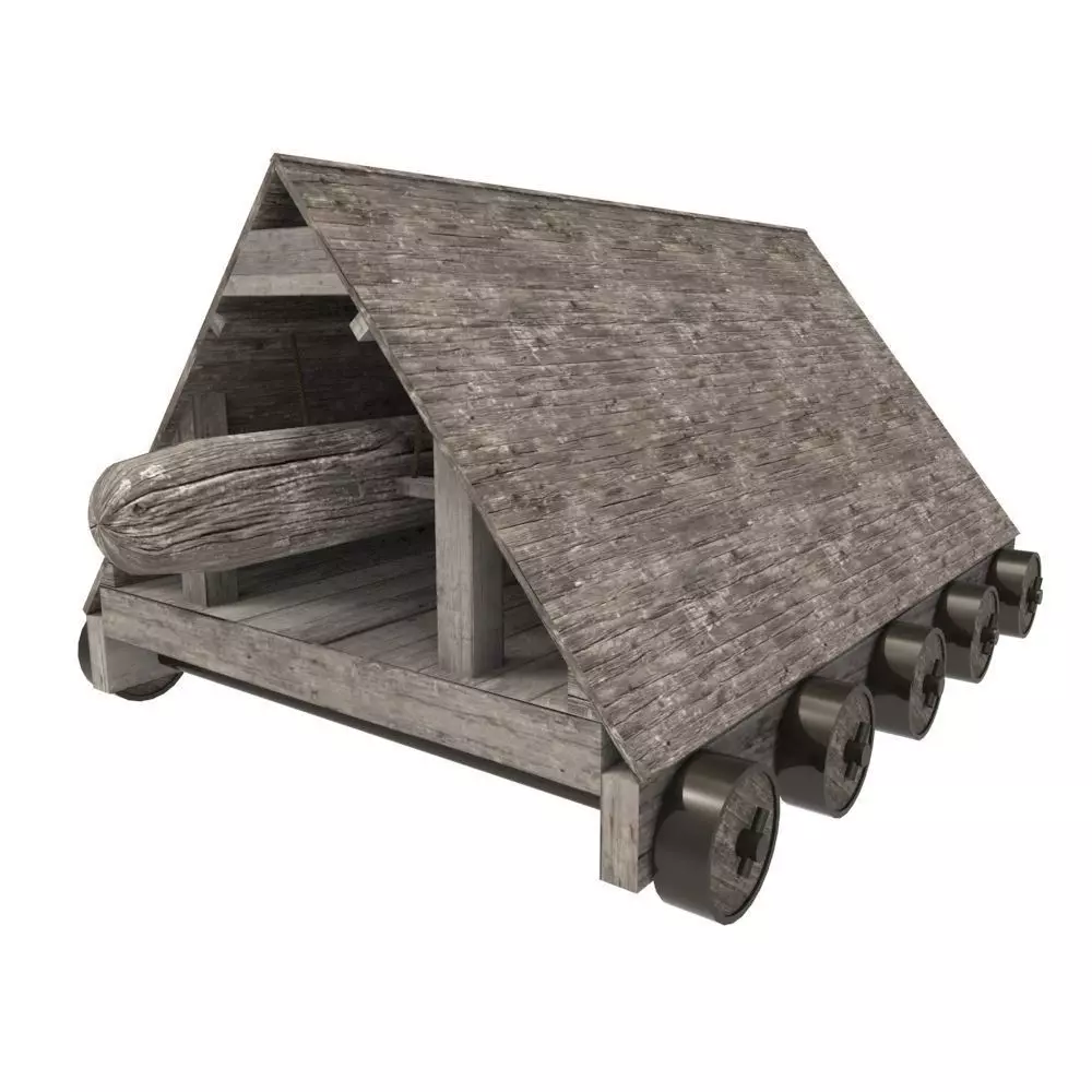 Battering Ram Low-poly 3D model_0