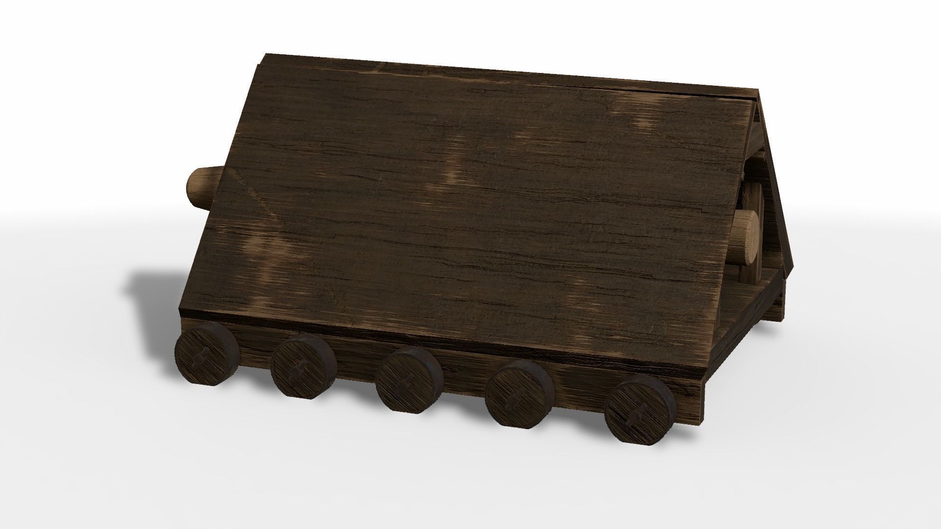 Battering Ram Low-poly 3D model_8